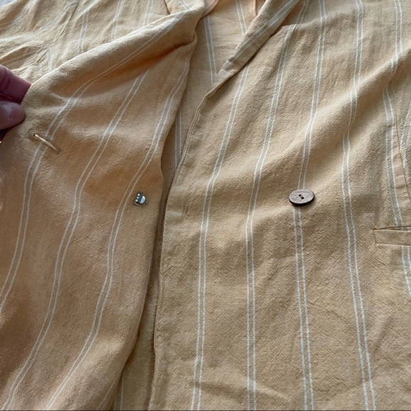 LC Lauren Conrad Striped Double Breasted Blazer - Picture 4 of 8